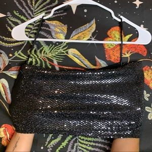 XS Sparkly Tube Top